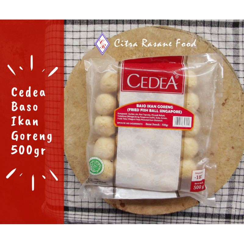 

Cedea Fried Fish Ball Singapore / Baso Ikan Goreng 500gr
