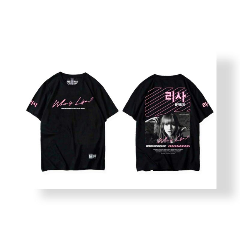 Kaos Lisa Blackpink Oversize