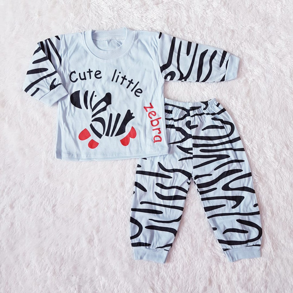 COD Bayar Ditempat Baju Baby Piyama Zebra / Baby Alicia