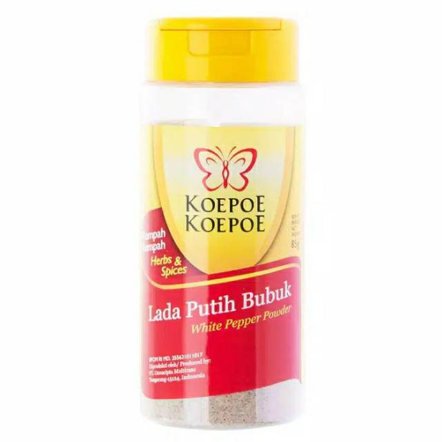 Koepoe Koepoe Lada Putih Bubuk 85gr/btl