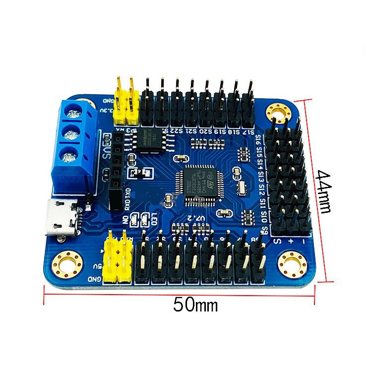 Module Mini USB 24 channels steering gear controller USC-24 (1528)