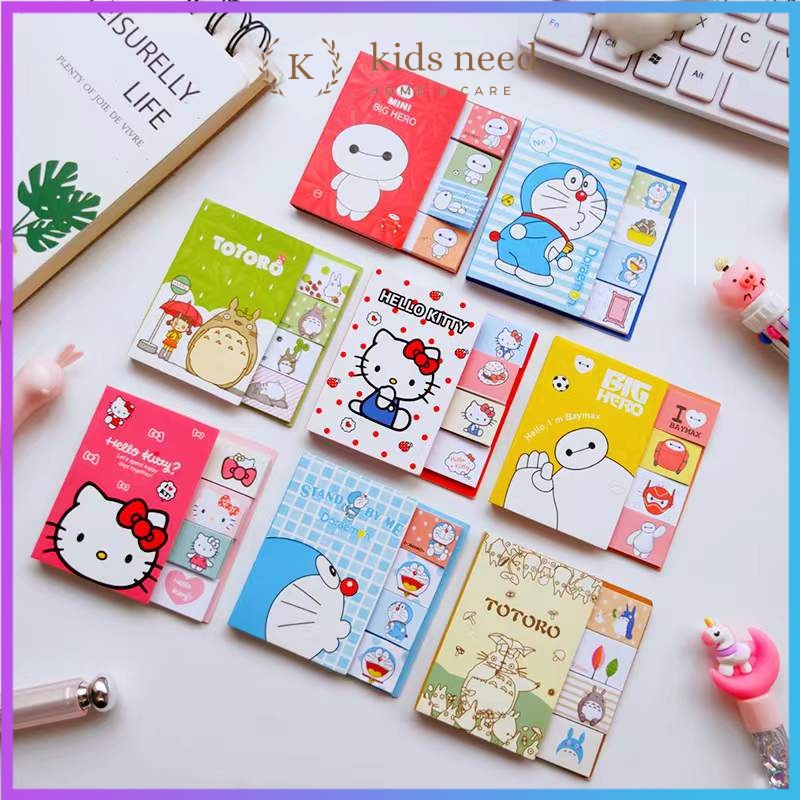 

Pembatas Buku Memo Karakter/Sticky Notes pad Catatan Tempel Lucu/Sticker Notebook Hadiah
