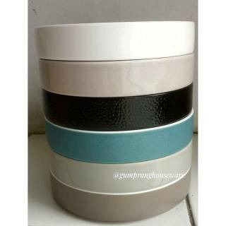 Deep salad plate 19cm piring  kue dalam keramik  oven  