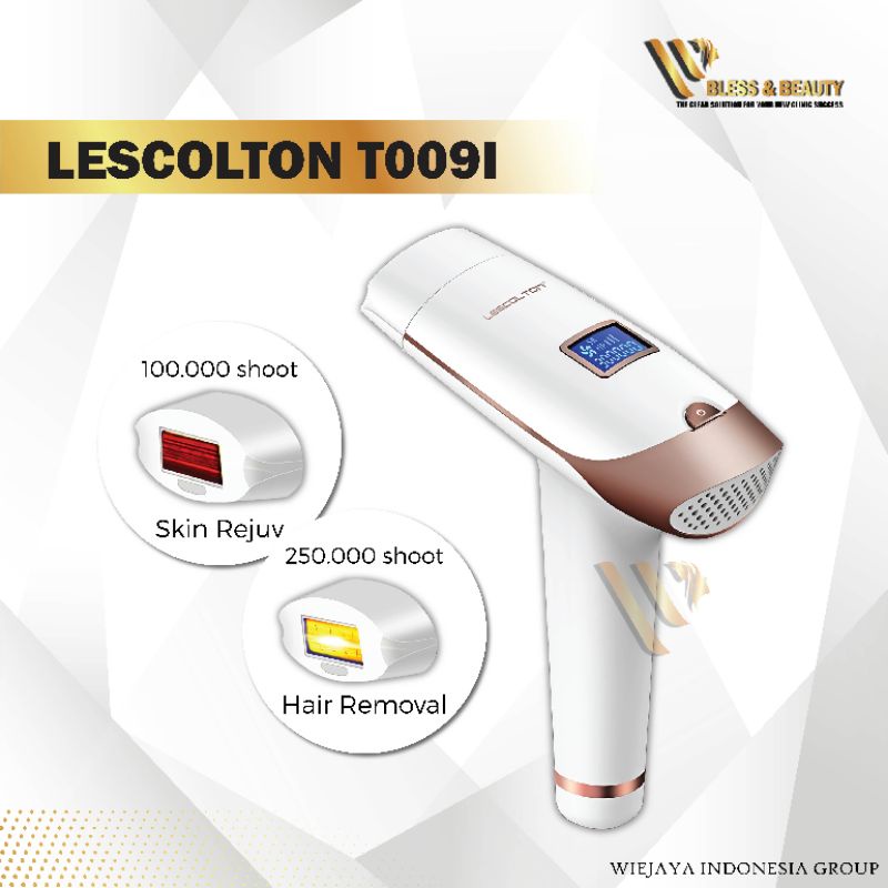 Alat IPL Hair Removal T900i Rejuve Lescolton Layar LCD Laser Penghilang Bulu Garansi
