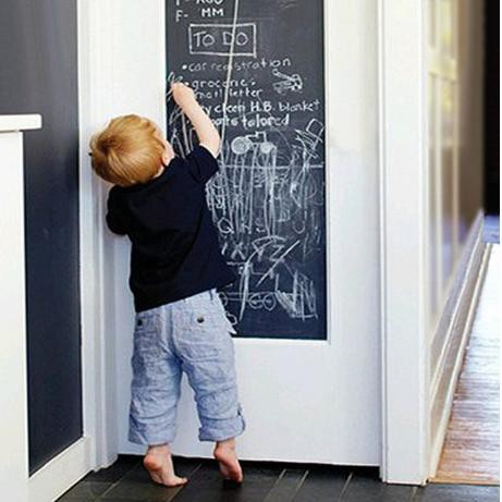 

Terbaru Stiker blackboard papan tulis kapur dinding flexible INZ