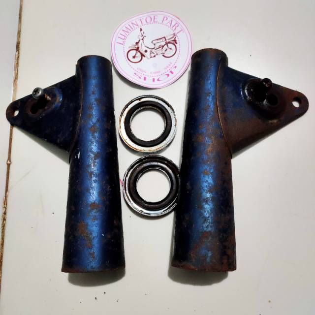 Kupingan lampu depan set cincin shock Jialing kancil original