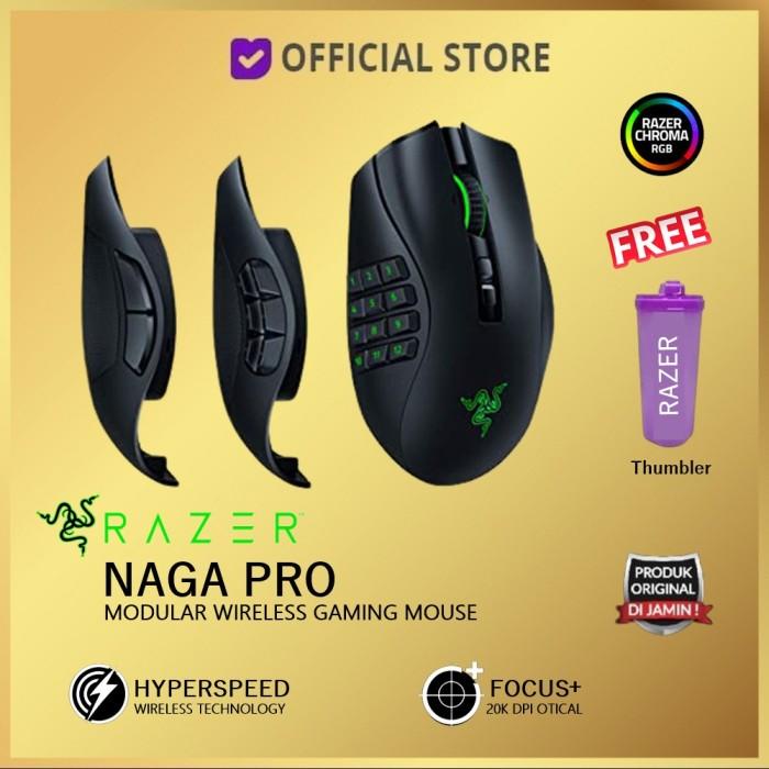 Jual Gaming Razer Naga Pro Modular Wireless Gaming Mouse | Shopee Indonesia