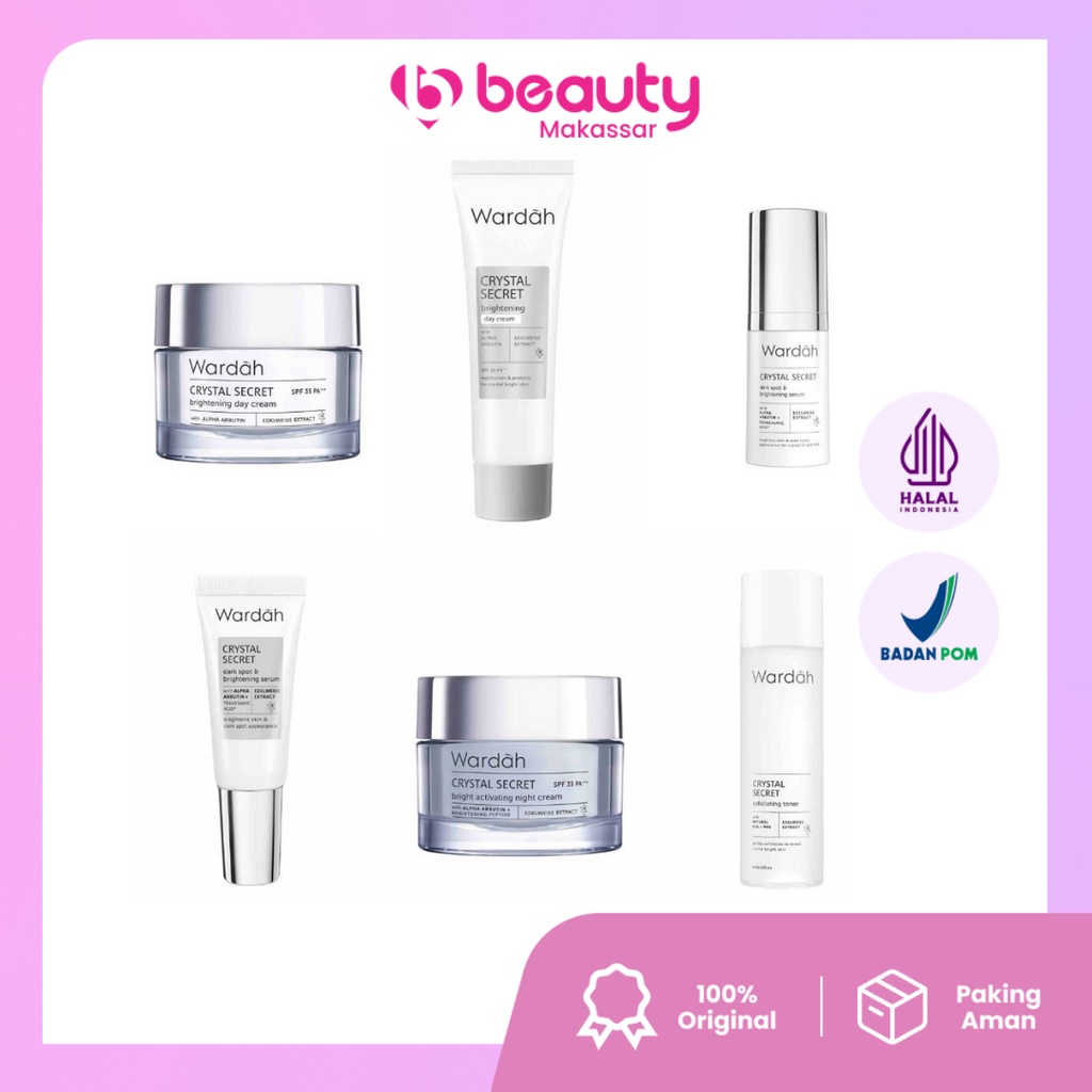 Wardah Crystal Secret Series/secret/crystal secret