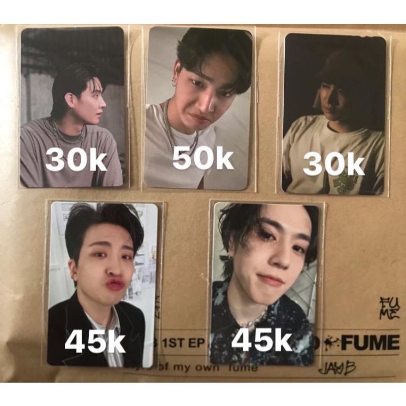 GOT7 PC PHOTOCARD OFFICIAL JAYB DEF. YOUNGJAE YUGYEOM NEW EP SOMOFUME