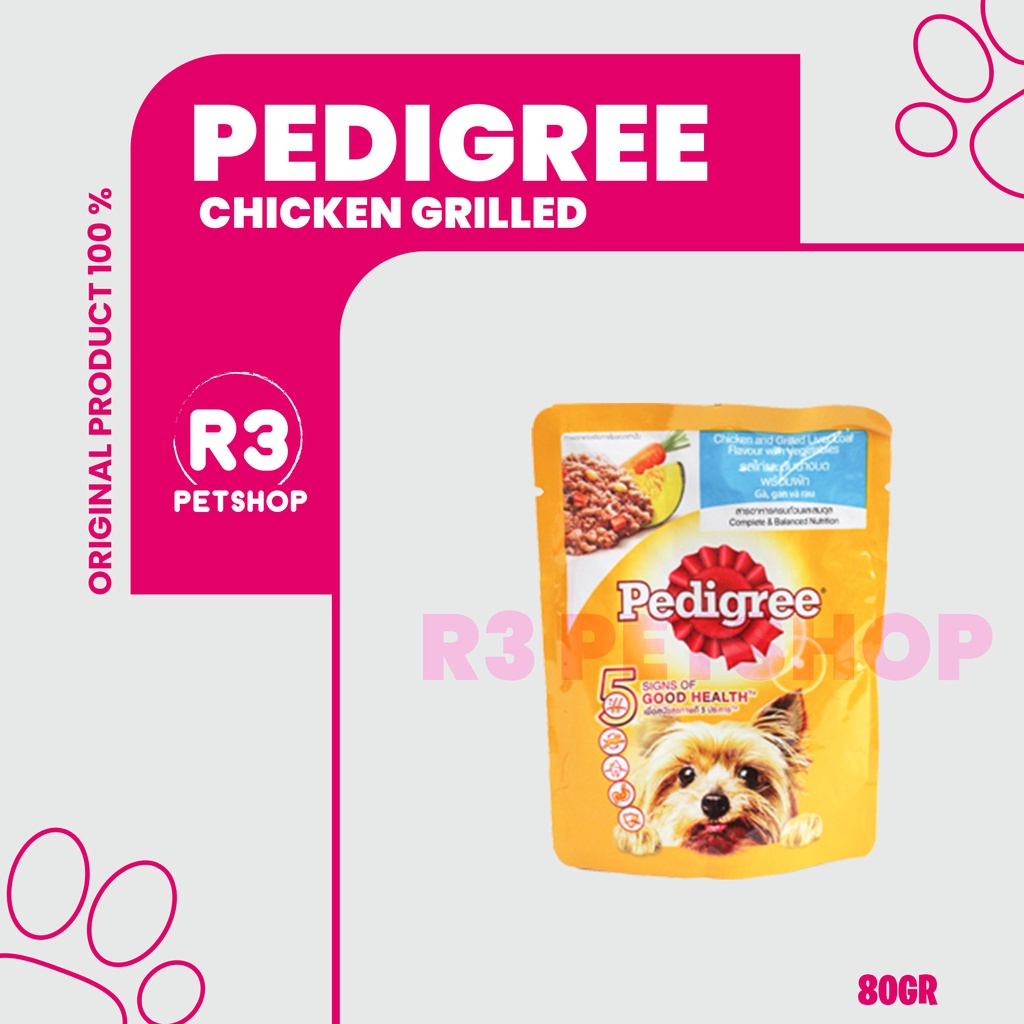 Makanan Anjing murah Pedigree pouch All Variant 80 gr