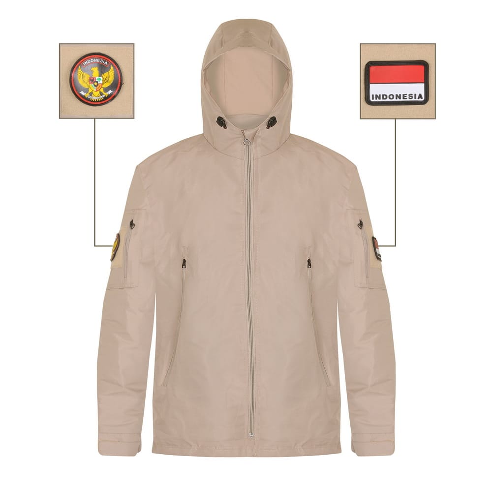 Jaket TAD / Jaket Outdoor / Jaket Bravo / Jaket Gunung / Jaket anti air-tahan air - Size M L XL XXL
