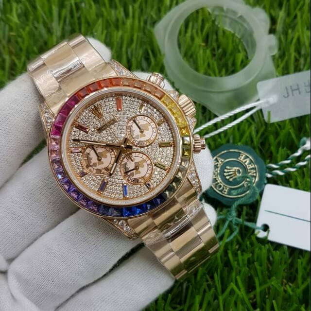 JAM TANGAN PRIA ROLEX DAYTONA AUTOMATIC ULTIMATE SWISS CLONE