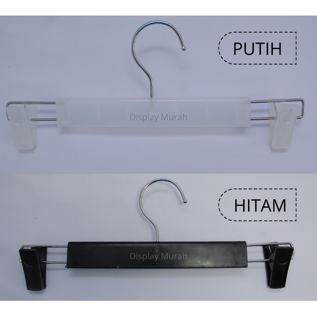 Hanger Jepit Anak / Hanger Jepit Dewasa Gantungan Celana Rok Hanger Jepit Plastik 262 - BH