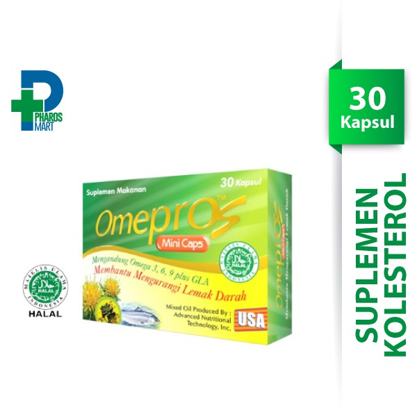 Original Omepros Minicaps isi 30 mini kapsul Kemasan Baru