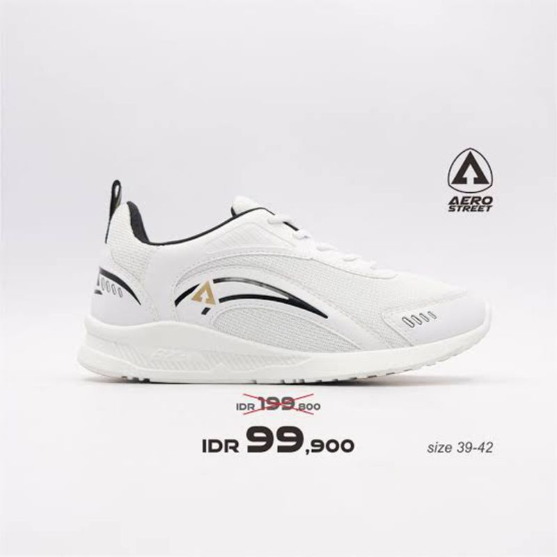 Sepatu Aerostreet Leopard Putih