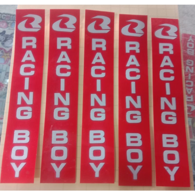 stiker racing boy