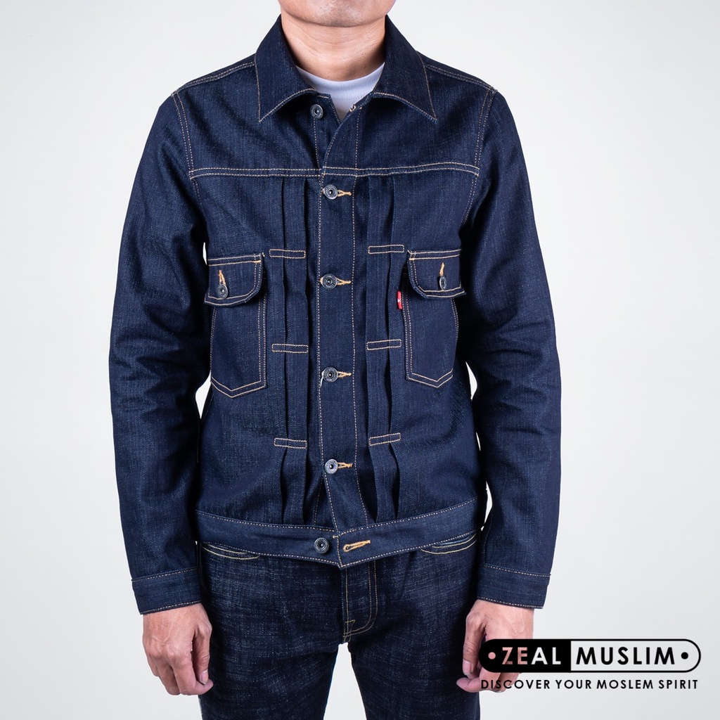 Jaket Denim Super Premium CABOT RAW Type II DENIM by EARTHYGENOVA