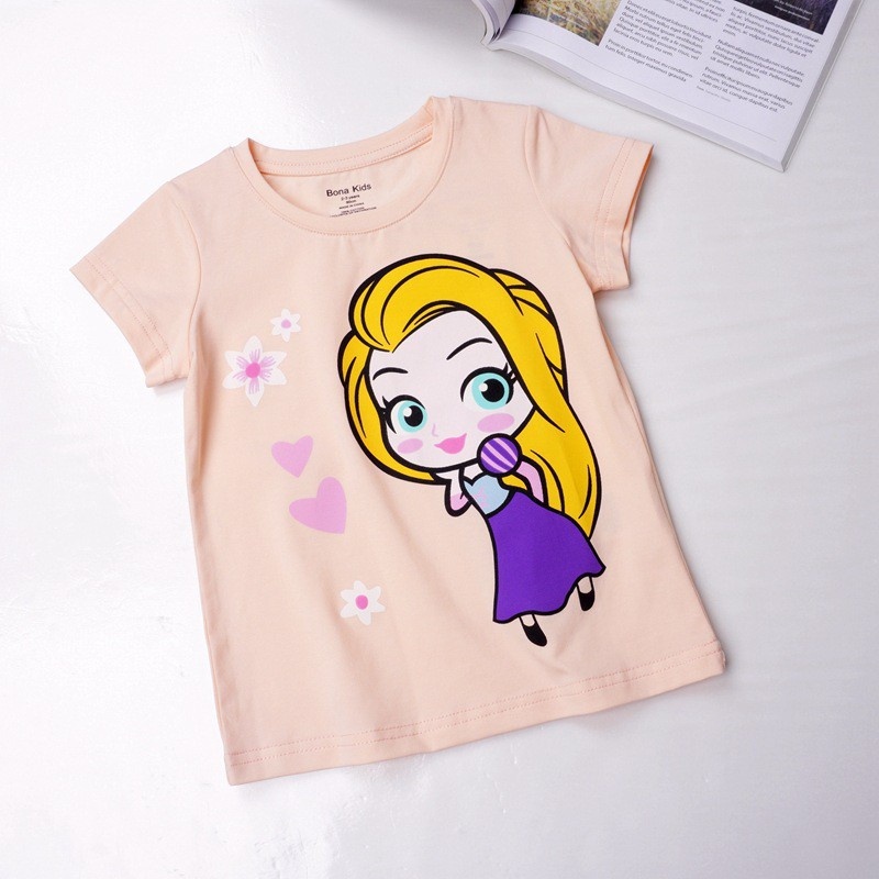 Kaos Lengan Pendek motif Princess | Tee Cotton