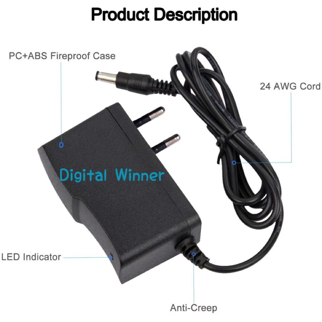 Adaptor 12V 1A / Adaptor 12 Volt 1 Ampere / Adaptor Set Top Box / Adaptor Android TV BOX / Adaptor Router / Adaptor CCTV / Adaptor Modem / Adaptor Receiver / Adaptor STB 12V 1A / Power Adaptor 12 V 1 A