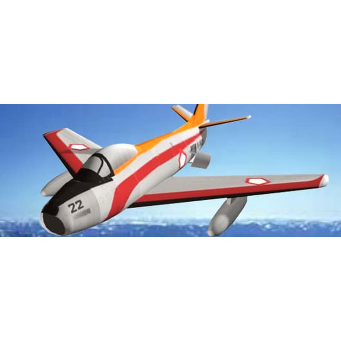 DIY Miniatur Papercraft Pesawat F-86 Sabre AURI