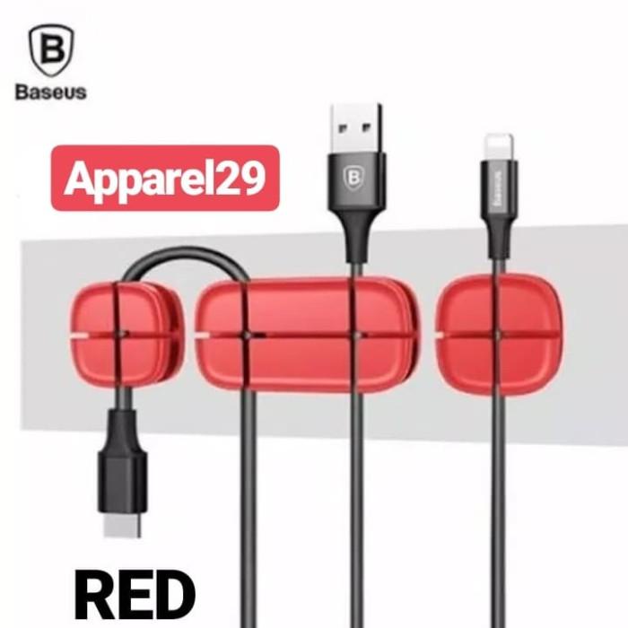 

Holder | Baseus Cable Clip Silcon Cord Organizer Holder Kable Klip