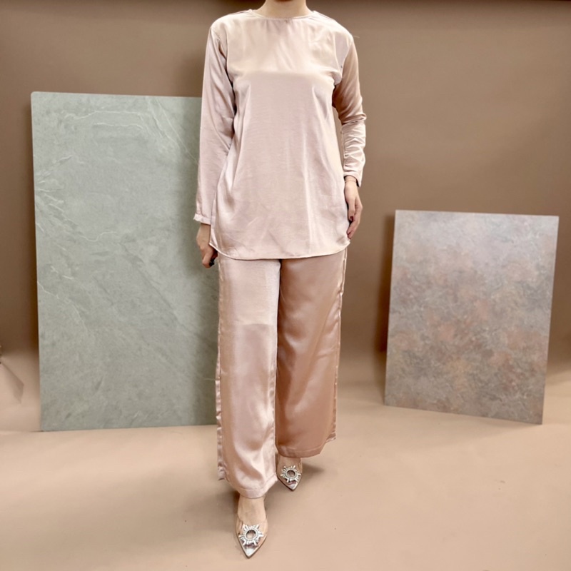 inner hijab &amp; culottes pants (atasan dan celana dijual terpisah)