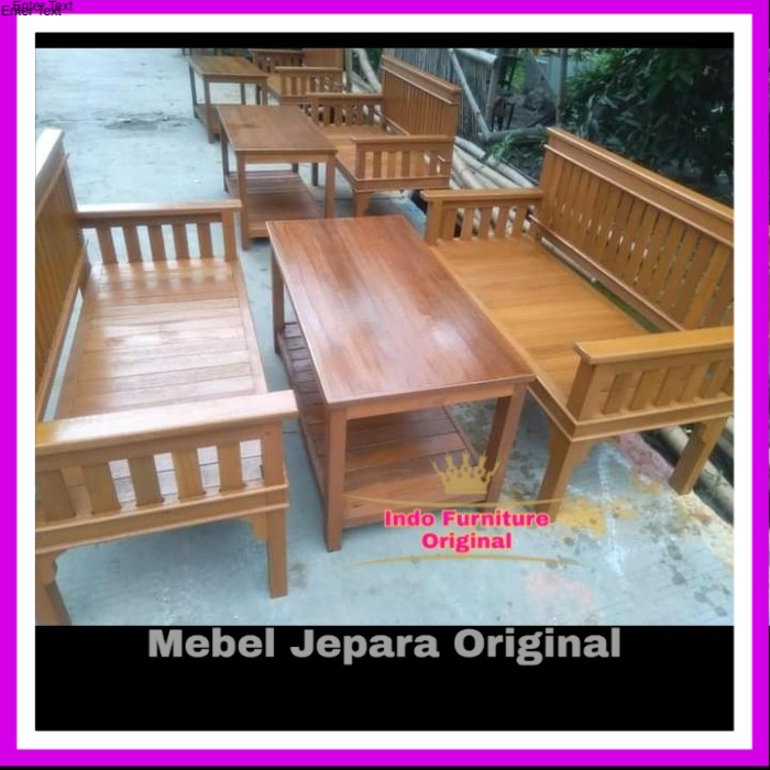 Set Kursi Tamu/Kursi Ruangan/Kursi Makan Cafe/Resto Kayu Bengkirai Murah