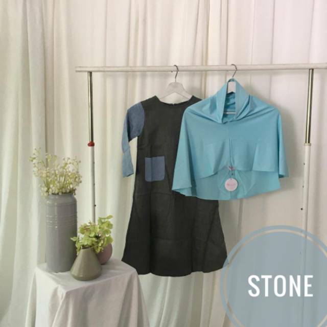 Lyna Dress Kids Amima GAMIS ANAK SET KHIMAR