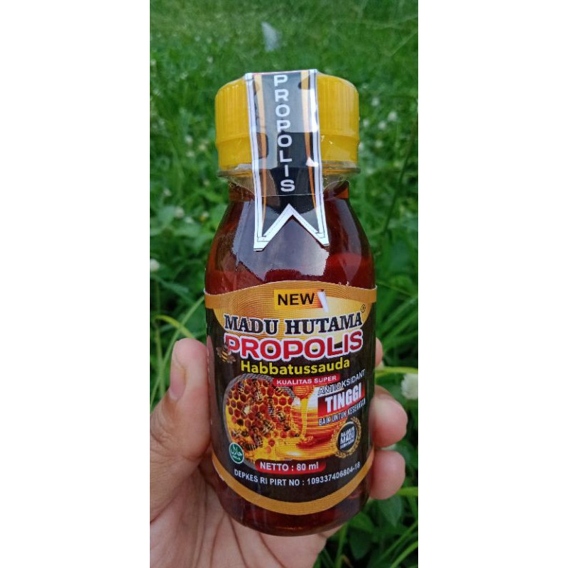 

Madu Hutama Propolis Habbatussauda 80 ml