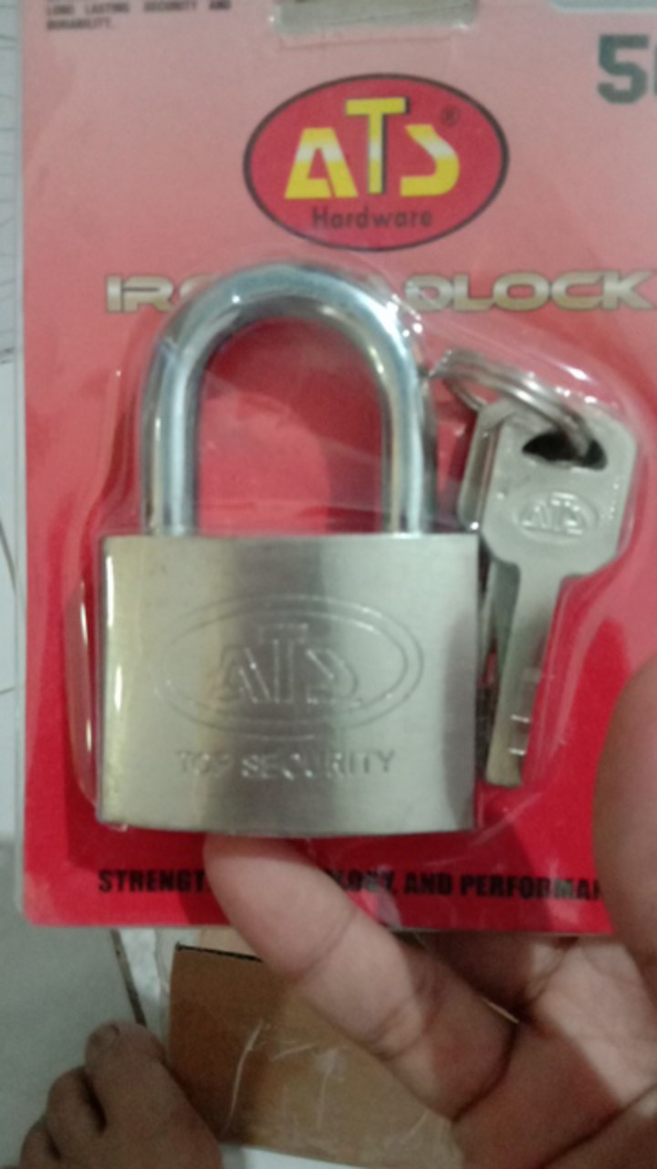 Gembok 50mm / Gembok Pintu / Gembok Pagar Rumah Kamar Toko Gerbang 50mm Leher Pendek