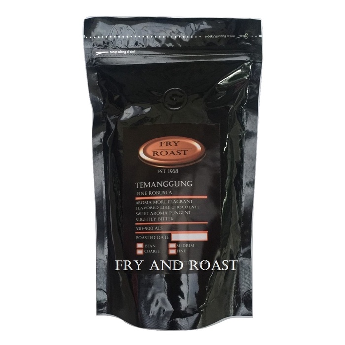 

t01thy Kopi Fine Robusta Temanggung 250 Gram (Biji/Bubuk) - Biji Ds20X11