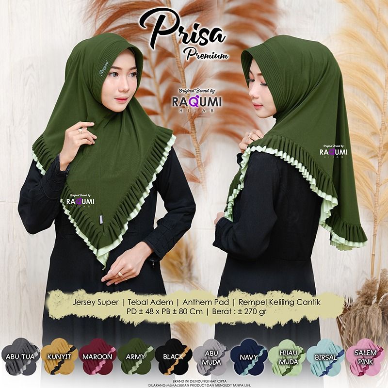 hijab instant Raqumi premium PRISA