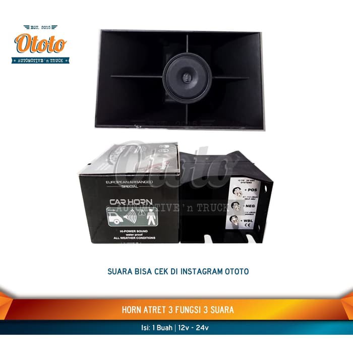 Promo klakson mundur 3 suara klakson atret 3 suara alarm atret 3 suara Keren