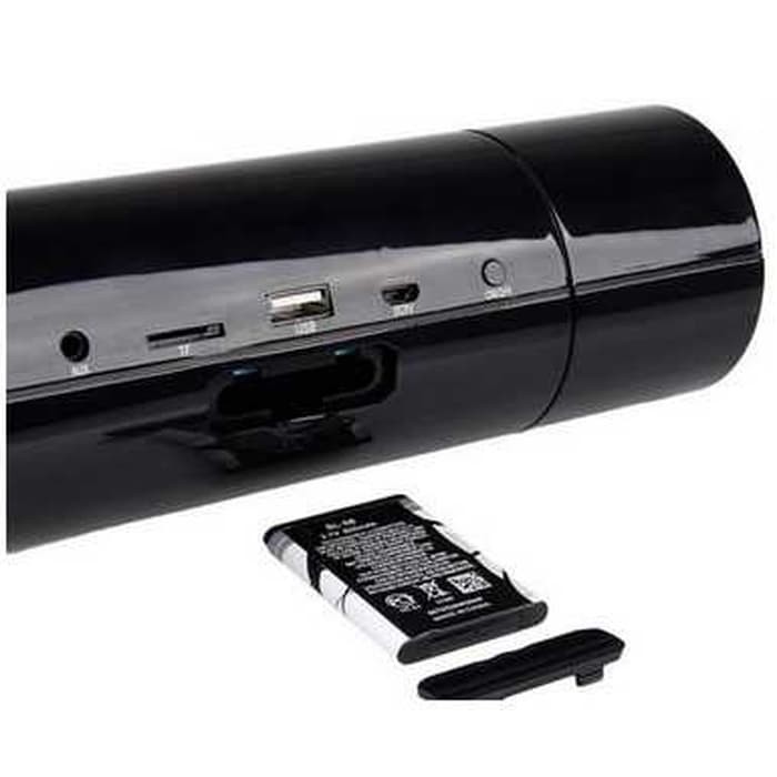 Speaker Bluetooth Super Bass TF Card Slot HITAM -DA20