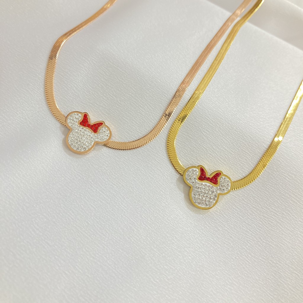 Kalung Titanium Liontin Mata Anti Karat Aksesoris Perhiasan