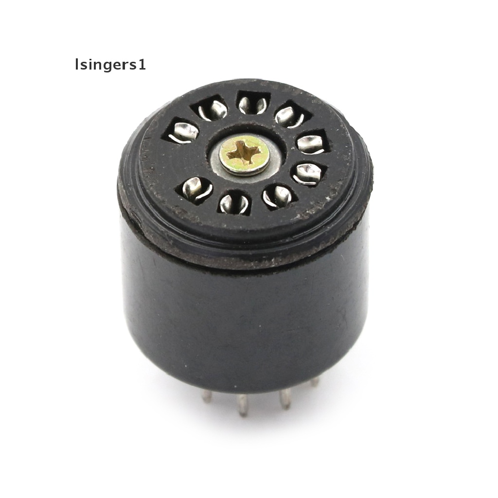 (lsingers1) Soket Tabung Bakelite 9-pin Untuk 12AX7 12AU7 ECC82 ECC83