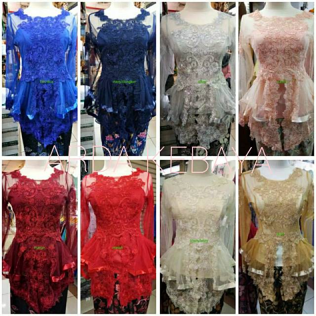 { arda.clo } Kebaya modern brukat modifikasi Kerancang BEST QUALITY