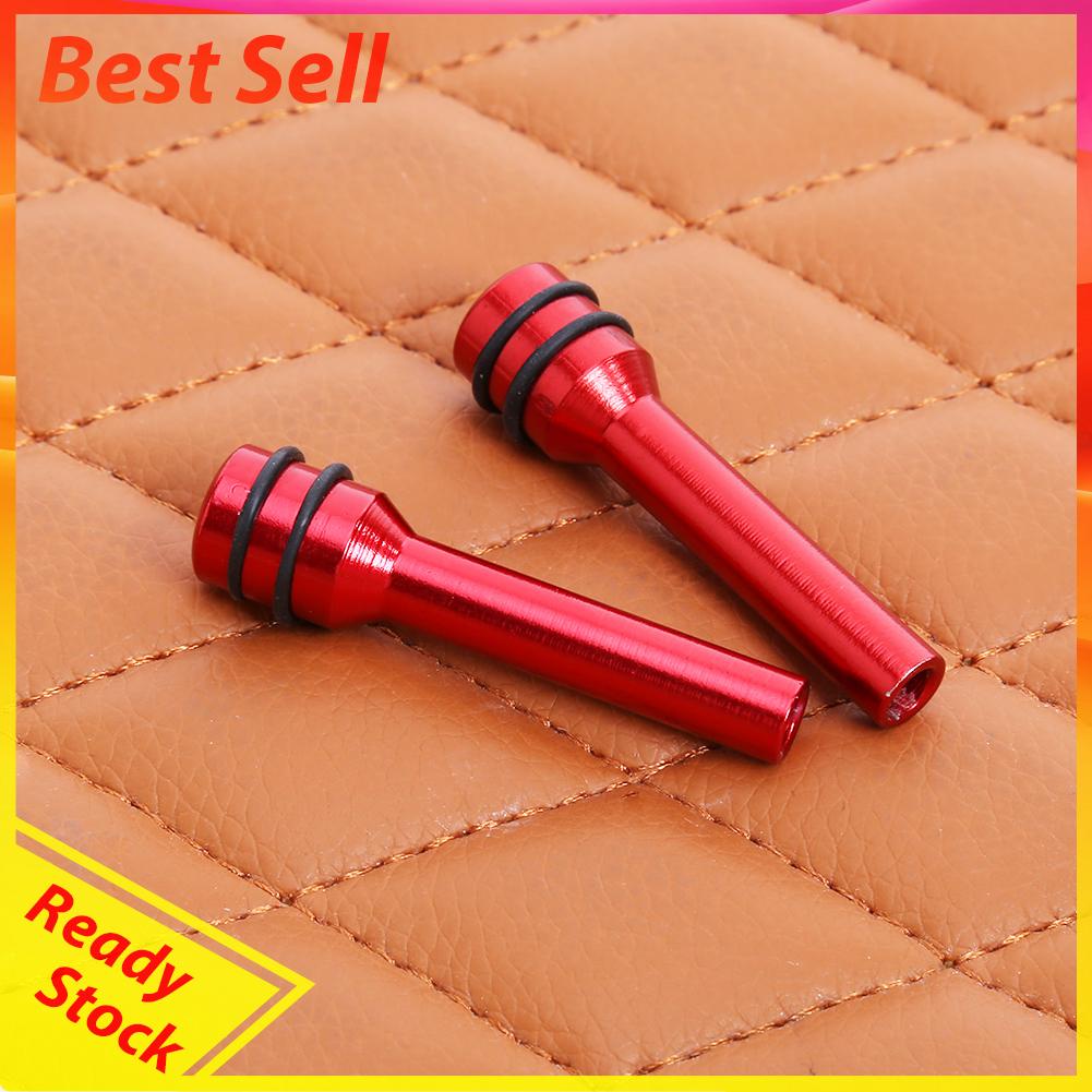 2pcs Knob Pin Kunci Pintu Interior Universal Bahan Aluminum Untuk Mobil / Truk