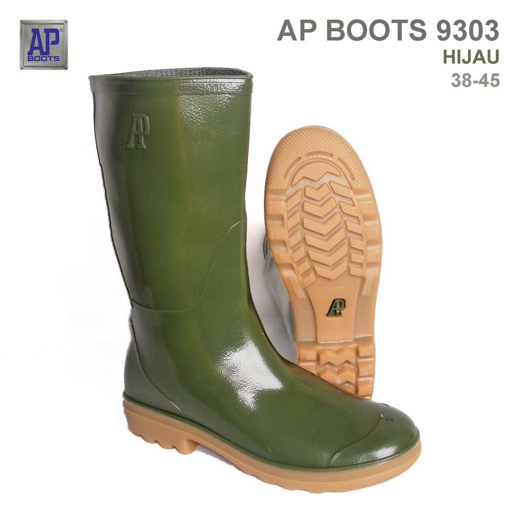 AP Boots 9303 - Sepatu Boot Big Size Jumbo PVC