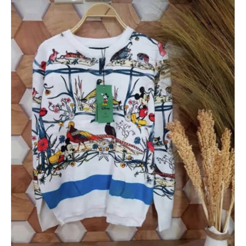 Sweater Rajut Mickey Mouse GUCCI x DISNEY (IMPORT)