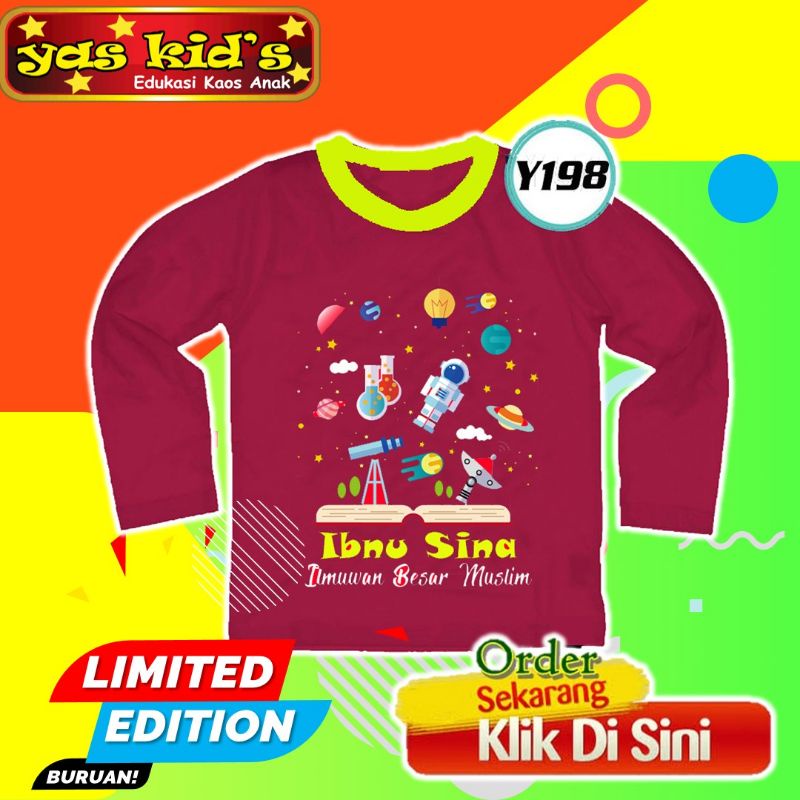 Kaos Dakwah Keren Anak Ibnu Sina Y198