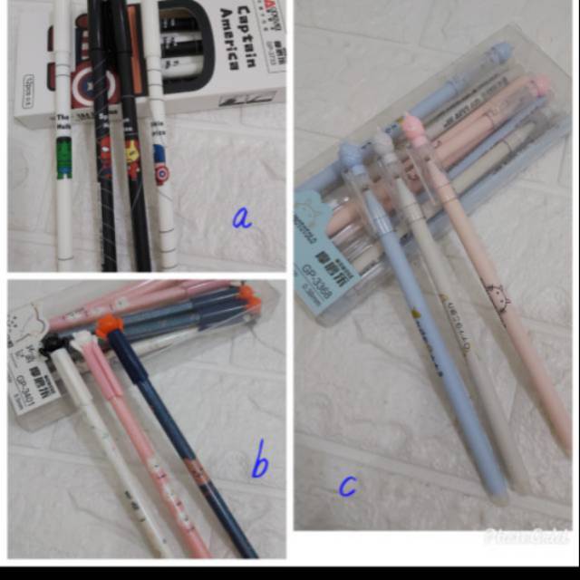 

Pulpen (Bisa Hapus) Karakter Kekinian SELUSIN