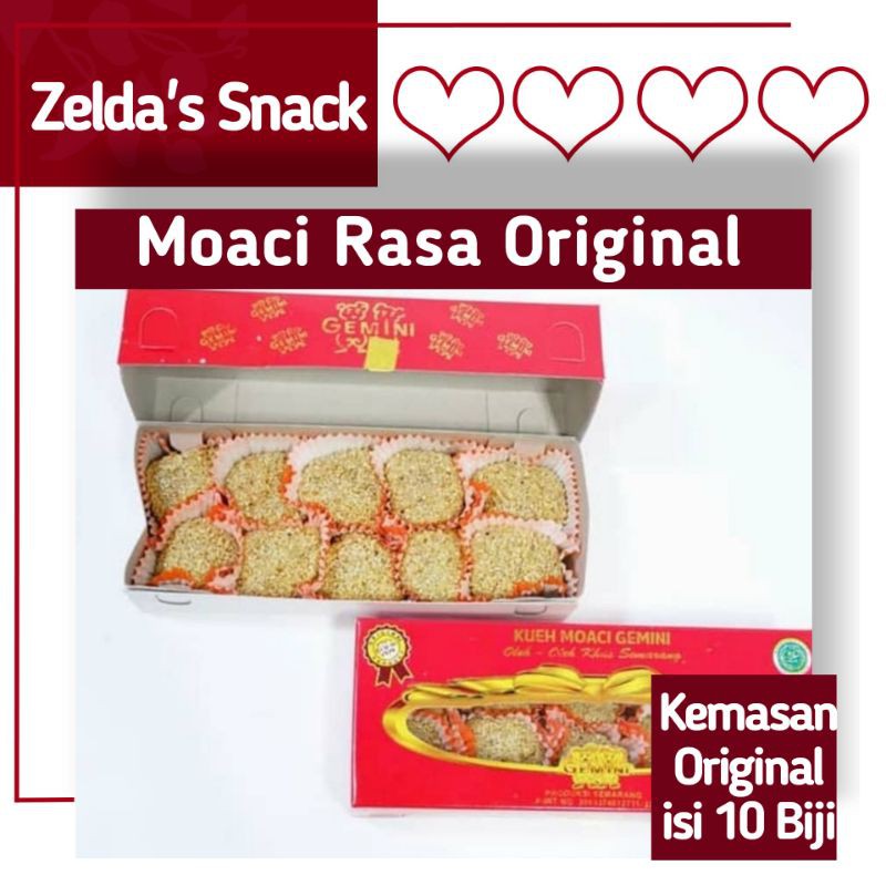 

Moci Moaci Gemini | Oleh Oleh Kuliner Khas Semarang Original Isi 10 biji