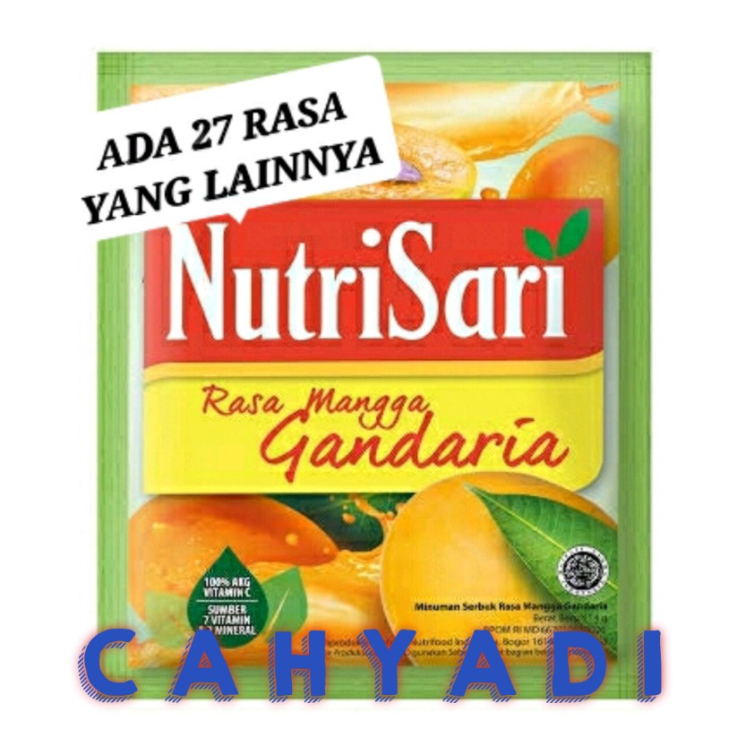 

Nutrisari Mangga Gandaria / Renceng