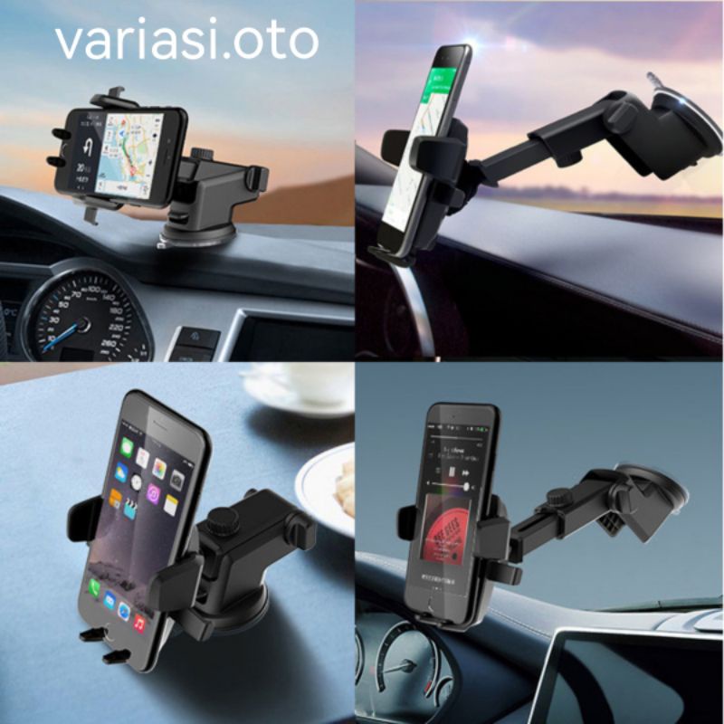 HOLDER HP MOBIL / HOLDER HP MOTOR SUCTION CUP CAR HOLDER FOR SMARTPHONE