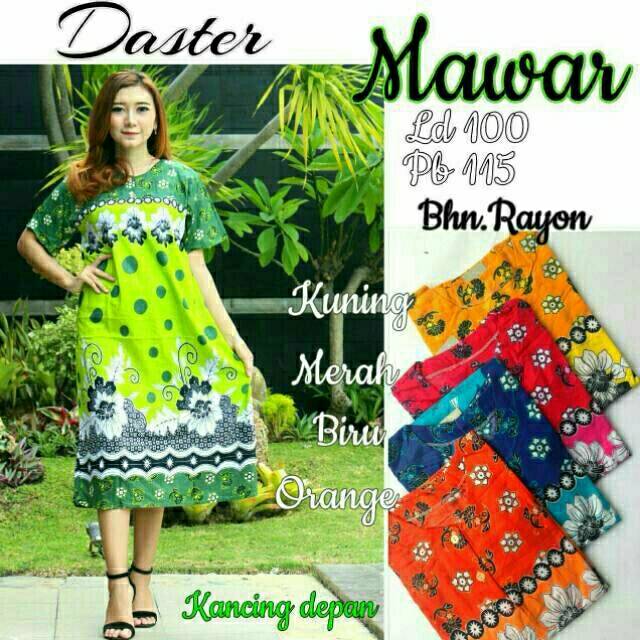 Daster bunga mawar murah pakaian grosir baju murah tidur daster dress kekinian import  tanah abang