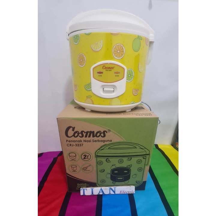 COSMOS CRJ-3237 Rice Cooker / Penanak Nasi Serbaguna 2 Liter