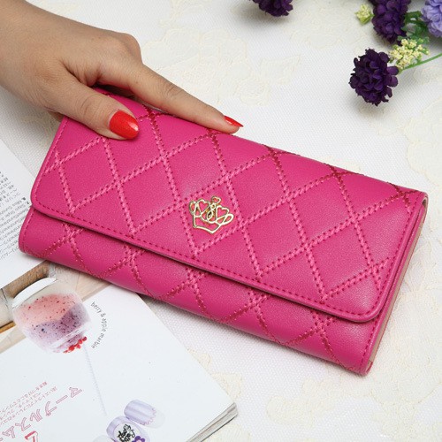 Dompet Cewe Panjang Crown Korea Fashion Korean Style Women Wanita Long Wallet