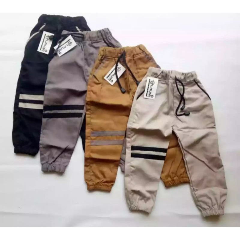 CELANA CHINOS JOGER STRIP ANAK LAKI-LAKI 1-15 THN