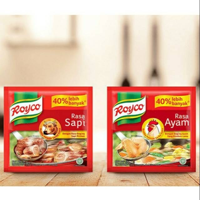 

( HOKKY) Royco Ayam Royco Sapi 9gr HALAL Bumbu Penyedap Rasa SACHET